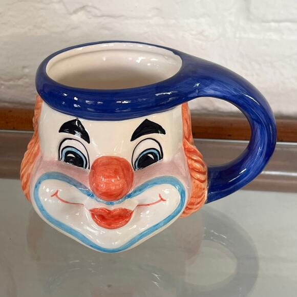 Vintage Clown Mug from the 90s | Retro Clown Collectible - Picture 2 of 4